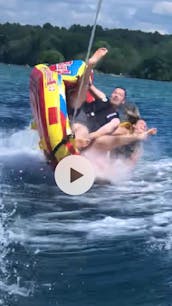Wake Surfing Torch Lake!  Wakeboard, Surf, Foil, Tube, Hang up to 10 people