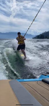 Wakesurf Boat Rental on Okanagan Lake