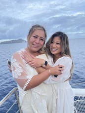 Alquiler de veleros en un catamarán de lujo hawaiano clásico de 52 pies en Honolulu, Hawái