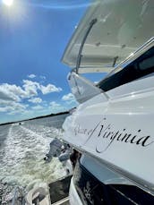 "Queen of Virginia" 44' Aquila Power Catamaran with 360 Views in Naples