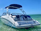 New Awesome 21ft Yamaha Jet Boat!! Tubing, Shelling, Island hopping Tarpon Springs, Clearwater, Dunedin area.
