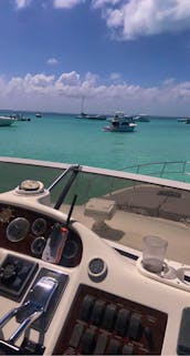 43 Sea Ray Fly Bridge Motor Yacht for Charter in Cancun