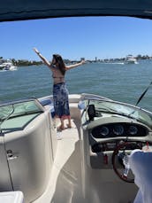 Explore Miami at $50/Hr on a 26' Sea Ray Rental!