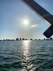 21ft Berkshire Pontoon Boat Rental in Clearwater, Florida