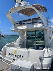 43 Sea Ray Fly Bridge Motor Yacht for Charter in Cancun, Mexico
