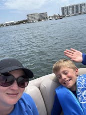 Destin Crab Island on a Captained Pontoon Boat