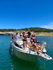 Triple Decker 55 foot Airstream Houseboat-Yacht in a Secluded Picturesque Lake Travis Cove