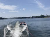 Hot Springs, AR 2022 Sun Tracker Tritoon 150hp Mercury on Lake Hamilton