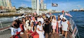 Catamarã Party Boat de 50 pés em Miami ($1.200 POR HORA)