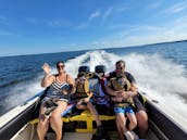 Croisière d'aventure dans la partie supérieure de la baie à bord de la console centrale de 31 pieds