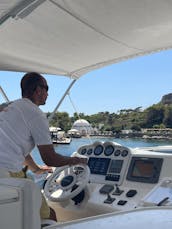 2006 Azimut 53' Yacht Charter in Rodos Mandraki Harbour