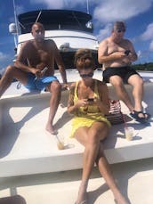 Snorkel w/ Turtles Adventure on 43' Bertram Motor Yacht in Nassau Bahamas