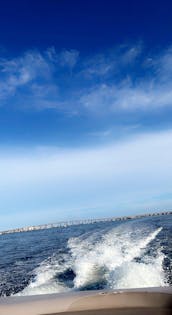 Destin Crab Island on a Captained Pontoon Boat