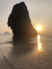 'Long Tail' Boat Private Tours in Hong Islands & 4 Islands, Krabi (with Sunset and Night Snorkel options)