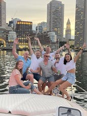 A Real Vibe On Boston Harbor! Rent the Regal Commodore 2760 Motor Yacht!