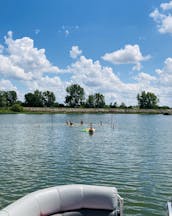 The best boats to be on, are someone else’s ;) Pontoon Rental on Morse Resevoir