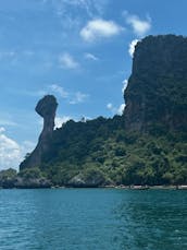 Unique Hybrid Catamaran-Speedboat available for Sunset Private Tours in Krabi