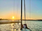 Beautiful All-inclusive Private Sunset Cruise with snorkeling | 48ft Sail Yacht