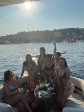 Barcaça Pontoon Boat Party de 33 pés | Uma das melhores do lago!