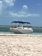 Adventure and Excitement in Turks & Caicos Islands on Hurricane Sun Deck Boat!