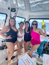 3 hours EXCURSION Catamaran PARTY BOAT JET SKIS BANANA WATERSPORTS TOUR DRINKS