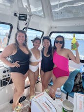 3 hours EXCURSION Catamaran PARTY BOAT JET SKIS BANANA WATERSPORTS TOUR DRINKS