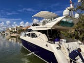 50' Azimut All-Inclusive Yacht Charter in Playa del Carmen, Quintana Roo