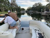 Bentley Pontoon-Double Bimini Rental Sarasota