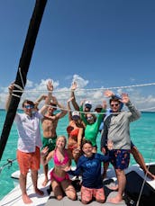 PRIVATE CATAMARAN ⛵️ SAILING TO ISLA MUJERES 🏝️