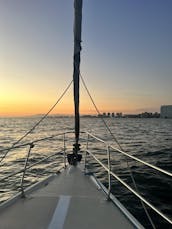 Sailing is unique in Puerto Vallarta on board the Catalina 42 Sailing Yacht!