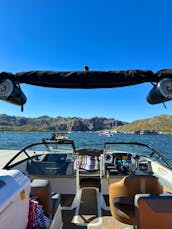 Captained Wake Surf and Wakeboard Boat Rental in Arizona Saguaro Lake