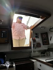 Sailing on the Columbia River aboard 27' Cape Dory Sailing Vessel