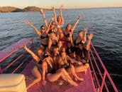 Barbie Party Boat Pontoon on Lake Pleasant! Perfect for groups of 8 people