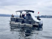 BATEAU PONTON DE FÊTE DE 30 PIEDS ! 