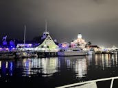 Visite touristique et excursion avec les dauphins à bord du yacht à moteur Bertram Express de 42 pieds à Los Angeles