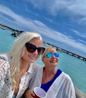 Destin Crab Island on a Captained Pontoon Boat