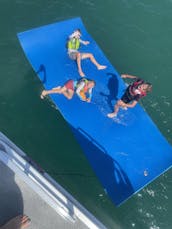 Ponton à deux étages de 29 pieds avec location de toboggan à Canyon Lake, Texas