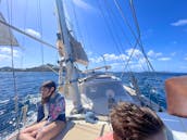Ultimate Day Sailing Charter Onboard 40' Baba Sailboat in St. Thomas