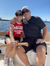 Sailing on the Columbia River aboard 27' Cape Dory Sailing Vessel