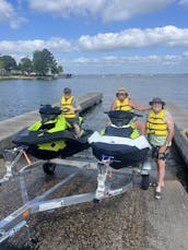 Alquiler de motos acuáticas Seadoo en el lago Conroe