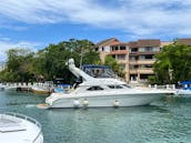 Beautiful and Spacious Flybridge Yacht 47ft in Tulum & Playa all inclusive)