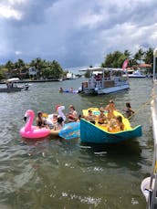 Tiki boat 20 passenger, bachelorette parties, birthdays, wedding, tours, sandbar, parties, we always have fun!