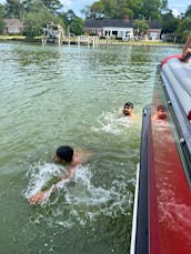 Iconic Water Sports Luxury Pontoon tours Serving Broad Bay Va Beach and Waterside Norfolk