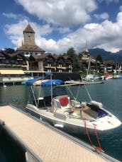 Luxurious pontoon on lake Thun (Bern/Thun/Interlaken/Jungfrau area)