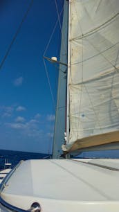 Nautitech 47 Catamaran in Crete. Day trip  until 22p
