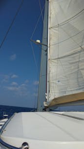 Nautitech 47 Catamaran in Crete. Day trip  until 22p