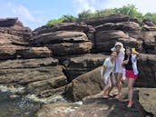 Speedboat tour to the South - Fingernail - Dam Ngang - May Rut islets.