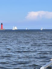 26ft Sun Tracker Pontoon available in Downtown Lake Michigan