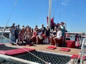 Catamarã Party Boat de 50 pés em Miami ($1.200 POR HORA)