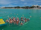 Sea Ray de 63 pés para acomodar até 28 pessoas a bordo de Cancún e Isla Mujeres!
